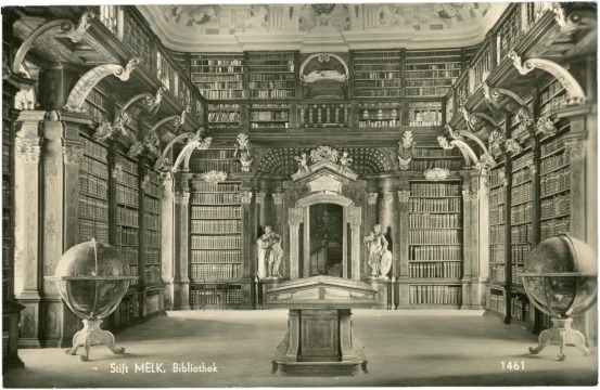 melk an der donau, stift, bibliothek