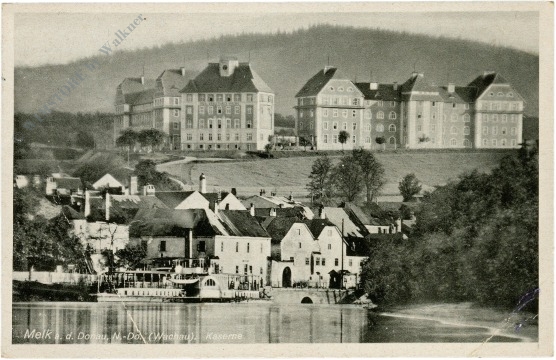 melk an der donau, ansicht