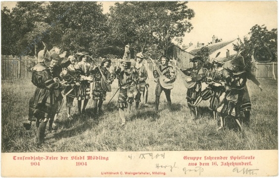 mödling, tausendjahr feier 1904