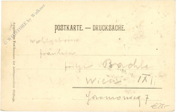 mödling, tausendjahr feier 1904