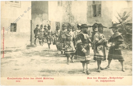 mödling, tausendjahr feier 1904