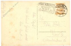 mödling, schwarzer turm mit gesamtansicht