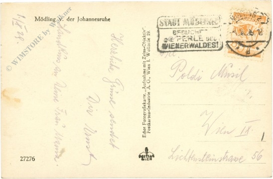 mödling, ortsansicht