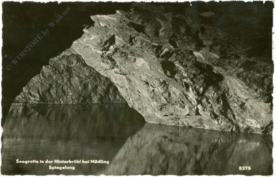 hinterbrühl, seegrotte, spiegelung hinterbrühl, seegrotte, spiegelung