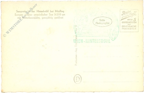 hinterbrühl, seegrotte, spiegelung