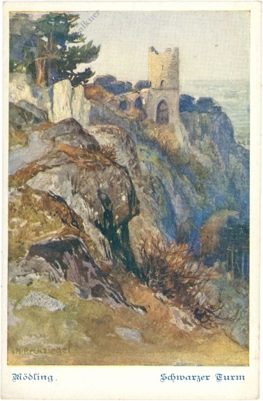 mödling, schwarzer turm