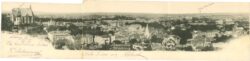 mödling, panorama, klappkarte