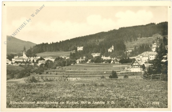 mönichkirchen, ortsansicht