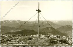 Ötscher, Ötschergipfel, blick gegen hochschwabgruppe