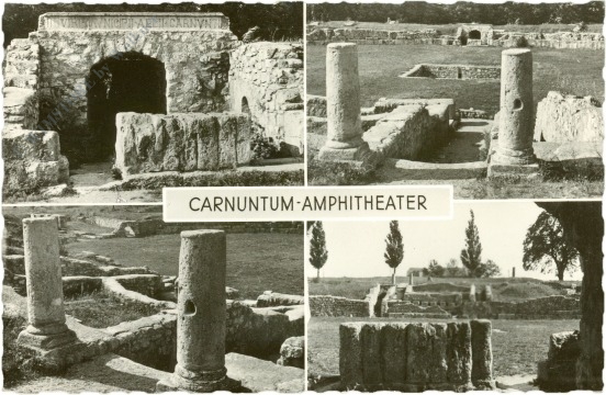 petronell carnuntum, multiansicht amphitheater