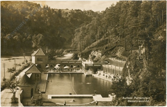 pottenstein, kurbad, gesamtansicht