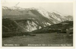 puchberg am schneeberg, schneealpe, mitterbergschneid vom ameisbühel