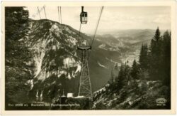 rax, raxbahn mit reichenauertalblick