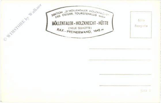 rax, raxalpe, seehütte gegen preinerwand