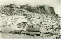 rax, neue seehütte mit preinerwand
