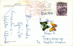 rax, gemsen bei der bergstation und talblick