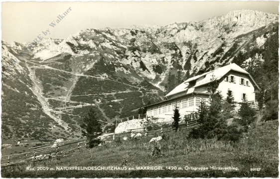rax, naturfreundeschutzhaus am waxriegel