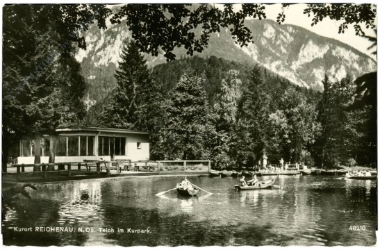 reichenau an der rax, teich im kurpark