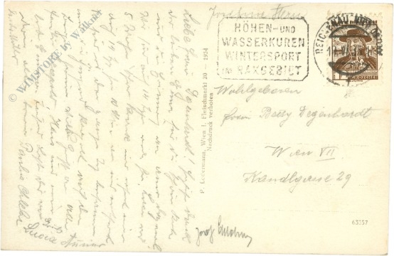 reichenau an der rax, schlossplatz mit schlosskirche