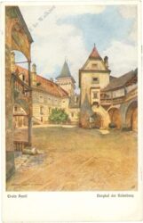 rosenburg am kamp, burghof der burg