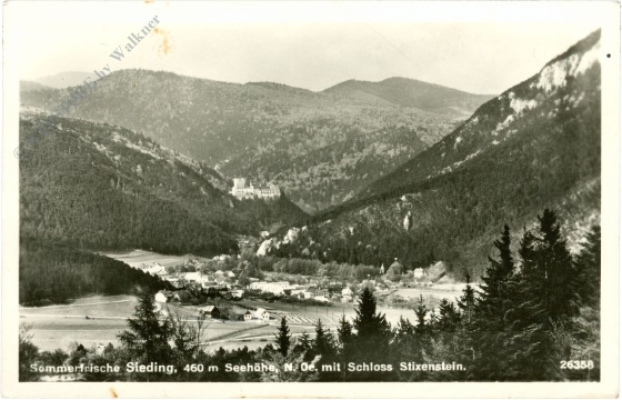 sieding, mit schloss stixenstein