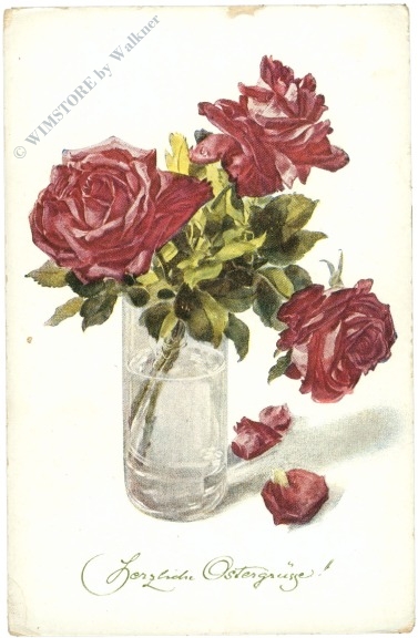 ostern rosen in vase ostern rosen in vase