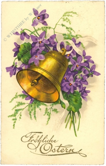 ostern veilchen mit glocke ostern veilchen mit glocke