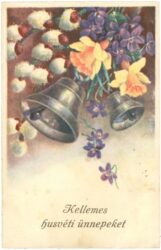 ostern frühlingsblüher mit glocke