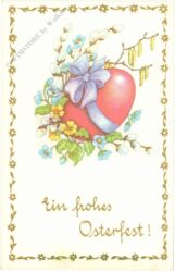 ostern osterei mit masche