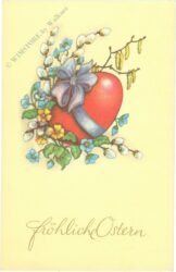 ostern ei mit schleife