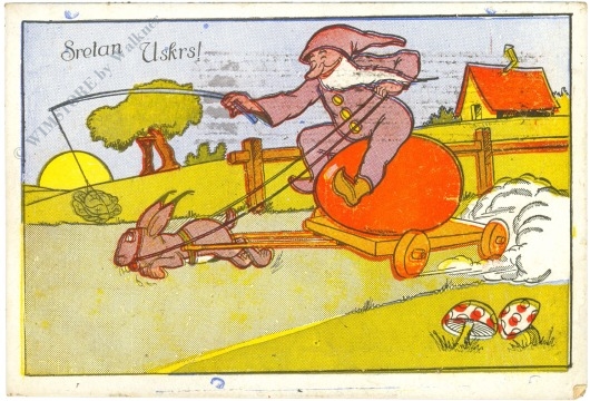 ostern hasenkutsche