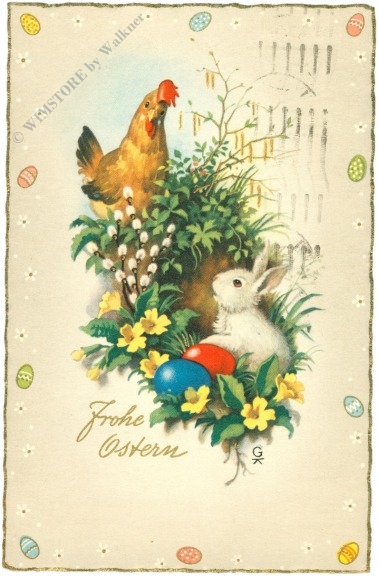 ostern hase und henne