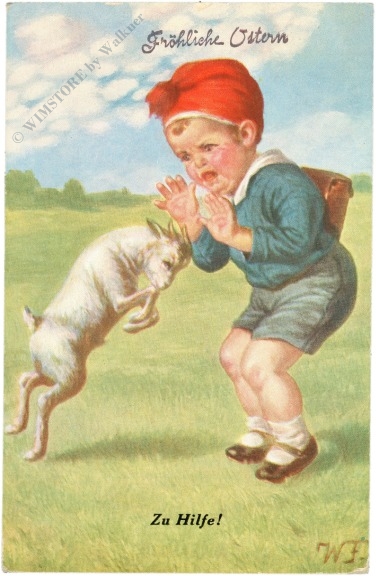 ostern kind mit bock ostern kind mit bock