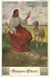 ostern jesus mit schaf