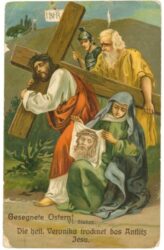 ostern jesus trägt das kreuz