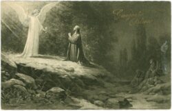 ostern jesus betet zu engel