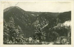 semmering, palace sanatorium gegen den sonnwendstein