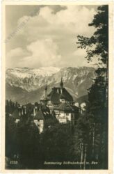 semmering, südbahnhotel m. rax