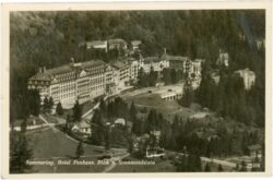 semmering, hotel panhans, blick v. sonnwendstein