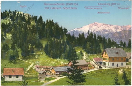 semmering, sonnwendstein mit schülers alpenhaus