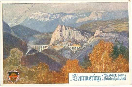 semmering, ausblick vom südbahnhotel