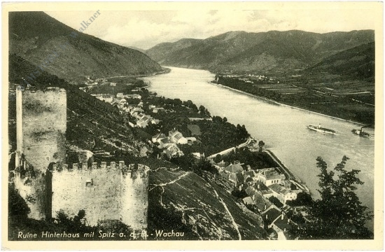 spitz an der donau, ruine hinterhaus