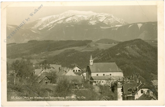 st. corona am wechsel, mit schneeberg