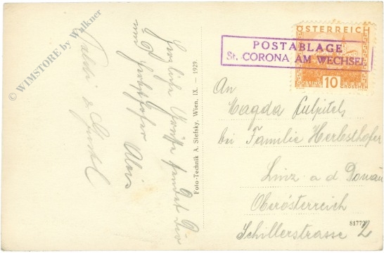 st. corona am wechsel, ortsansicht