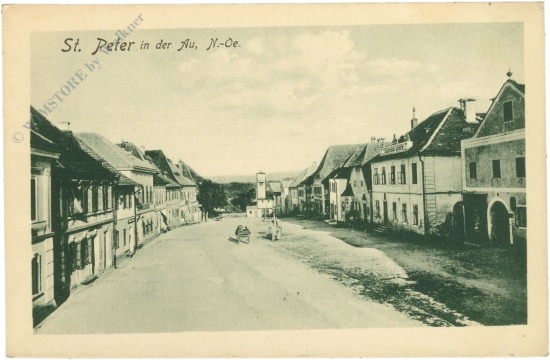 st. peter in der au, ortsansicht