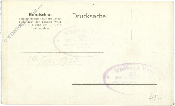 waidhofen an der ybbs, rundschau vom wildkogel