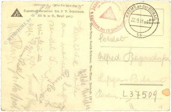 weinzierl am walde, jugendburg harlenstein