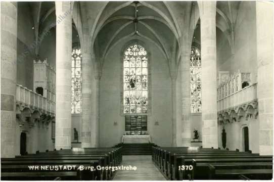 wiener neustadt, burg, georgskirche wiener neustadt, burg, georgskirche