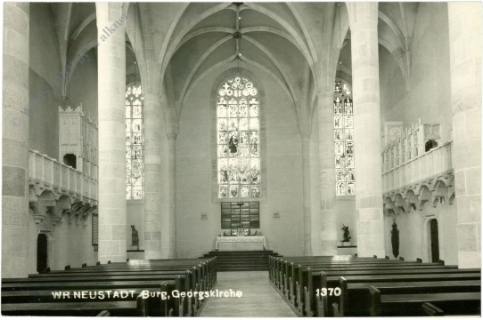 wiener neustadt, burg, georgskirche wiener neustadt, burg, georgskirche