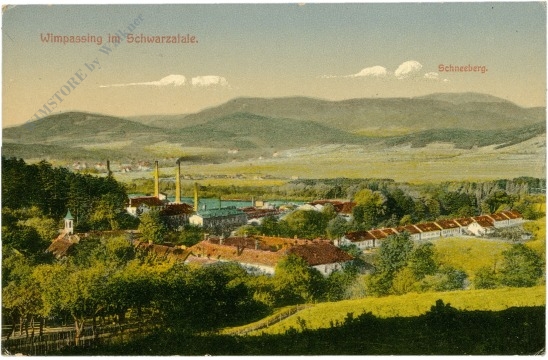 wimpassing im schwarzatale, ortsansicht